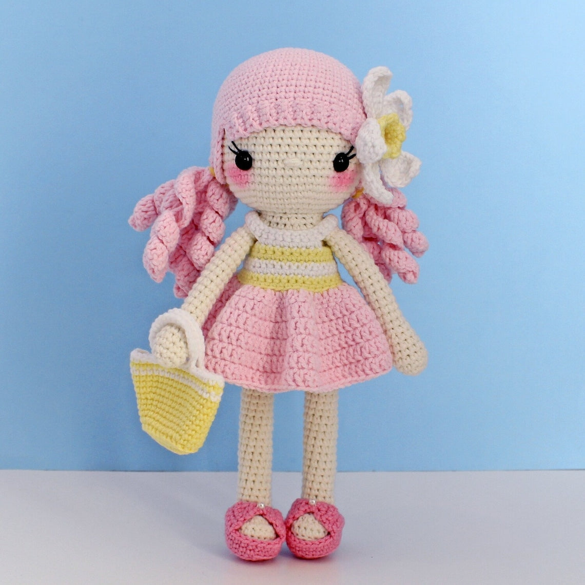 Crochet PATTERN 12 in 1: Sunny Doll and The Beach Set