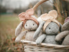 Adorable Knitted Bunny Pattern with Dress and Headband